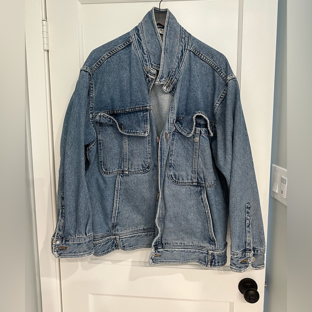 Vintage-style denim jacket